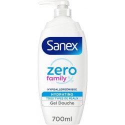 SANEX Gel Douche Zéro Family Pompe 700ml