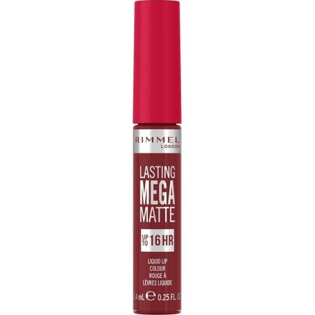 RIMMEL Rouge à Lèvres Liquide 930 Ruby Passion Lasting Mega Matte le rouge à lèvres