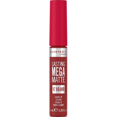 RIMMEL Rouge à Lèvres Liquide 500 Fire Starter Lasting Mega Matte le rouge à lèvres