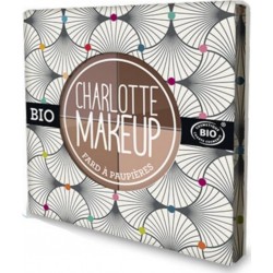 CHARLOTTE MAKE UP BIO Fards À Paupières Poudré Et Velouté 2 Coloris Mat 2 Coloris Nacrés Purple Bio la palette