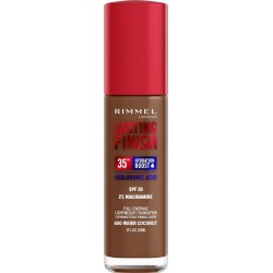 RIMMEL Fond de Teint Liquide 600 Warm Coconut SPF20 Lasting Finish 30ml