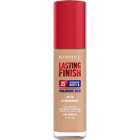 RIMMEL Fond de Teint Liquide 160 Vanilla SPF20 Lasting Finish 30ml