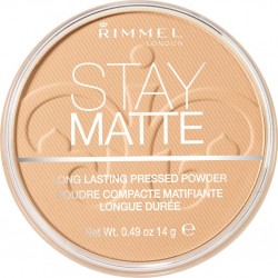 RIMMEL Fond de teient poudre matifiante stay matte warm beige 006 la palette