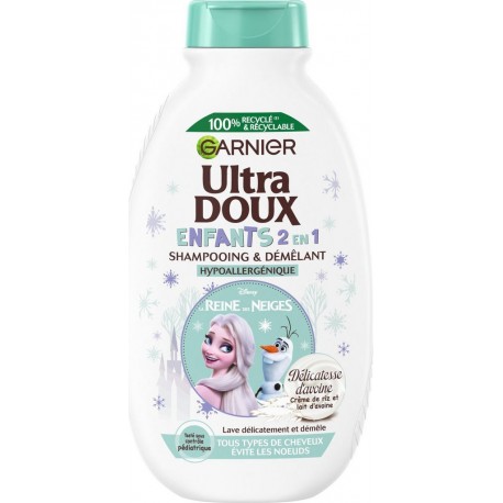 ULTRA DOUX Shampoing & Démêlant Disney Reine Des Neiges Ennt Délicatesse D'Avoine 300ml