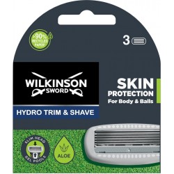 WILKINSON LamesDeRasoirHomme HydroTrim&Shave lepackde3lames