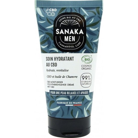 CBD SANAKA MEN Soin Visage Hydratant CBD & Chanvre Bio SANAKA MEN 50ml