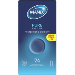 MANIX Préservatif Pure Easy Fit Protection & Confort 24 préservatif