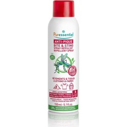 PURESSENTIEL Spray Anti-Pique Vêtements & Tissus 150ml