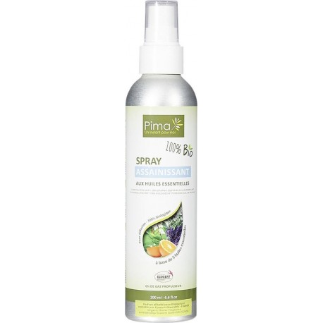 PIMA Spray assainissant aux huiles essentielles bio 200ml