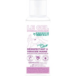 ENERGIE FRUIT Gel Hydroalcoolique Désinfectant & Virucide Mains 75ml