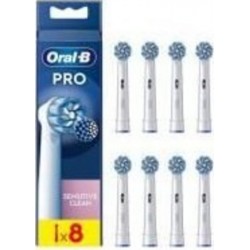 ORAL Pack de 8 brossettes Ultra thin Blanc B