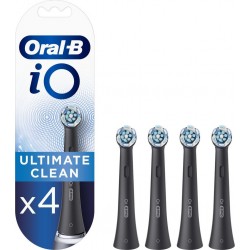 ORAL Pack de 4 brossettes iO Ultimate Clean Noir B