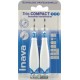 PIERRE FABRE ORAL CARE Brossettes Interdentaires Trio Compact 1 1 1 Bleu les 2 brossettes