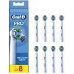 ORAL Pack de 8 brossettes Precision Clean Blanc B