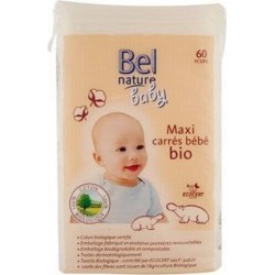 NC Maxi Carrés Bébé X60 (coton) Bel Nature