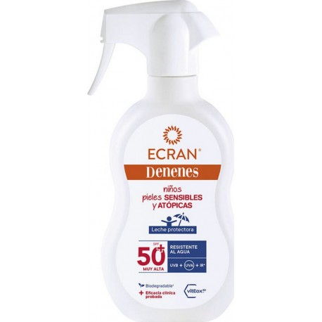 Ecran Lait Solaire Pour Enfants Denenes 270 Ml Spf 50