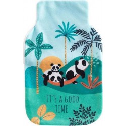 NC Housse Bouillotte Polaire 21x34 Cm Kidoux Panda