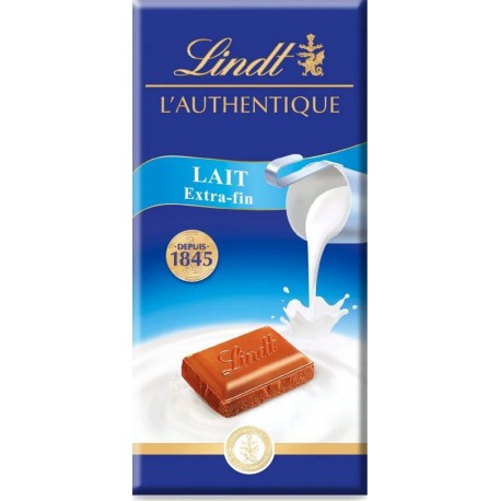 LINDT MAITRE CHOCOLATIER LAIT 100g