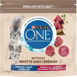 PURINA ONE NOURRITURE POUR CHAT BOEUF 1100G