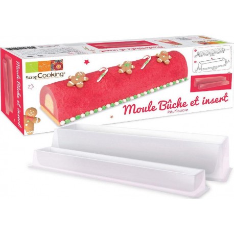 Scrapcooking® Moule à bûche et insert en plastique - Scrapcooking