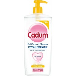 Cadum Gel Douche Hypoallergénique Miel 750ml