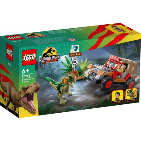 LEGO 76958 L'Embuscade Du Dilophosaure Lego Jurassic Park