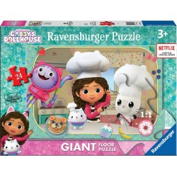 RAVENSBURGER Puzzle Giant Floor 24 Pièces La Cuisine De Gabby