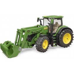 BRUDER Tracteur Avec Fourche John Deere 7r 350