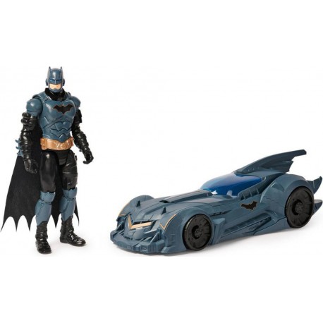 SPIN MASTER Pack Batmobile Avec Figurine Batman 30 Cm