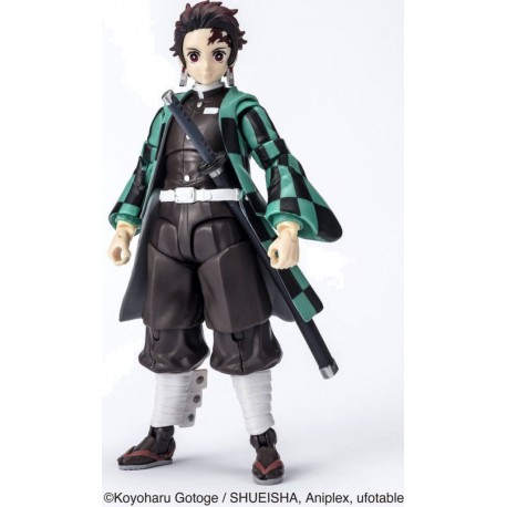 BANDAI Figurine Articulée 12cm Demon Slayer Tanjiro