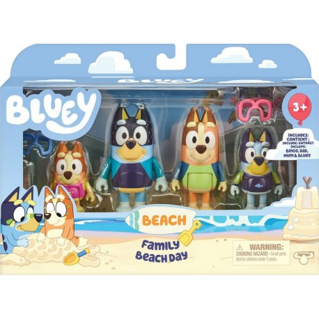 MOOSE Coffret La Famille Bluey À La Plage