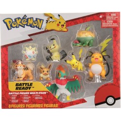 BANDAI Coffret De 8 Figurines Pokemon