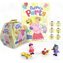 HASBRO Boite Surprise Peppa Pig Avec Figurines, Stickers Et Poster