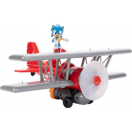 JAKKS Biplane Et Figurine Sonic Tornado