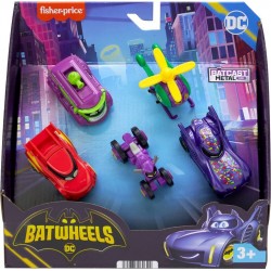 MATTEL Batwheels Coffret 5 Véhicules Métal Prank