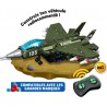 WISE BLOCK Avion De Chasse À Construire Radiocommandé