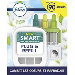 FEBREZE SMART SK JASMIN BLANC diffuseur + recharge 20ml