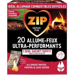 ZIP ALLUME-FEUX ULTRA-PERFORMANTS X20