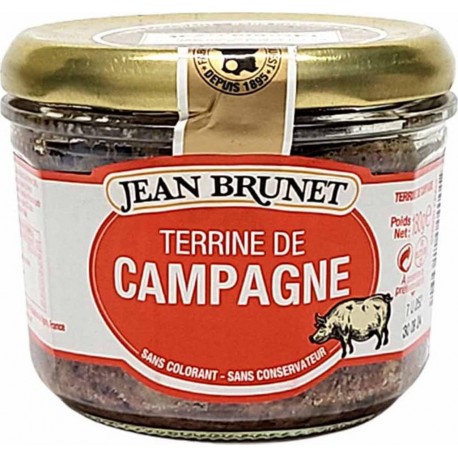 Terrine de campagne Jean Brunet Label rouge 180g