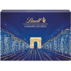 LINDT Assortiment de Chocolat Lait, noir, blanc, Champs-Elysées 973g