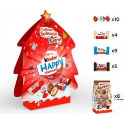 KINDER Assortiment de Chocolats Sapin de Noël HAPPY MOMENTS 243g