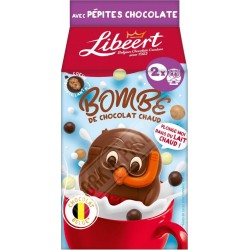 LIBEERT Bombe de chocolat chaud avec Pépites de Chocolat 80g