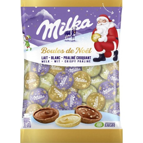 MILKA Bonbons chocolat au lait praliné 350g