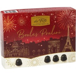 ESPRIT DE FETE Bonbons chocolat noir praliné la boîte d'1Kg