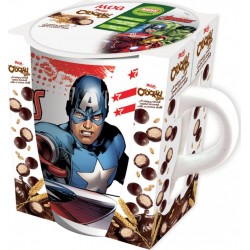 BIP FRANCE Bonbons chocolat avec tasse Avengers en céramique la tasse de 34g