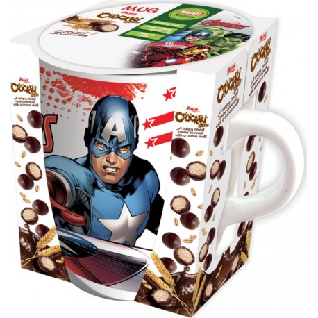 BIP FRANCE Bonbons chocolat avec tasse Avengers en céramique la tasse de 34g