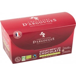 LES CHEVALIERS ARGOUGES Chocolat noir Bio LES CHEVALIERS D'ARGOUGES le ballotin de 180g