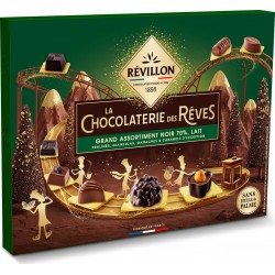 PAPILLOTES REVILLON Chocolat Grand Assortiment Noir 70% Et Lait 404g