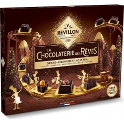 PAPILLOTES REVILLON Chocolat Grand Assortiment Noir 70% 409g