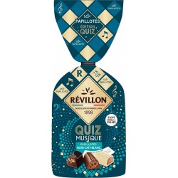 PAPILLOTTES REVILLON Chocolat Noir Lait Et Blanc Quiz Musical 360g